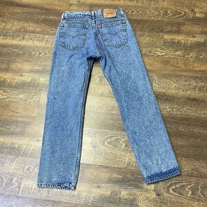 Vintage 90s Levi's 505 Mens 33x30 Acid Wash Denim Jeans Made in USA